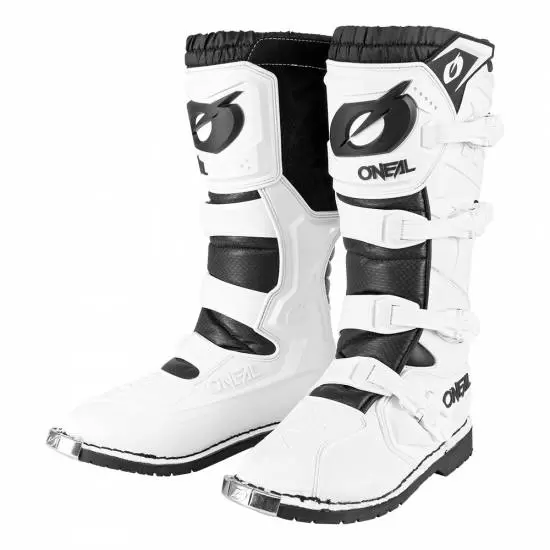O Neal Rider Pro Boots White MD Racing Products