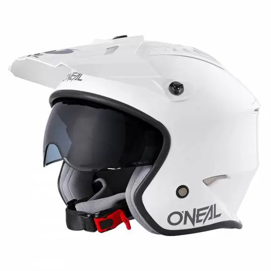 ONeal Volt Solid White Open Face Helmet MD Racing Products
