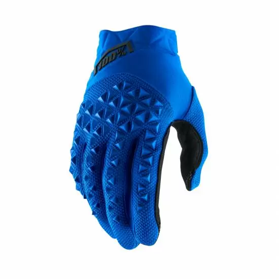 100 Airmatic Blue Black Motocross Gloves MD Racing Products