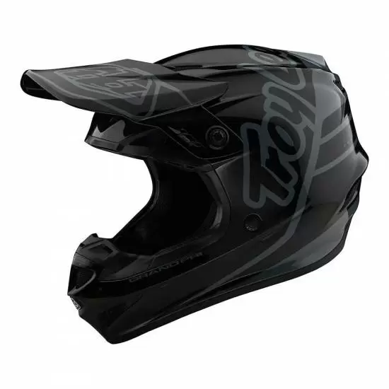 Troy Lee Designs Kids GP Silhouette Black Grey Motocross Helmet MD Racing Products