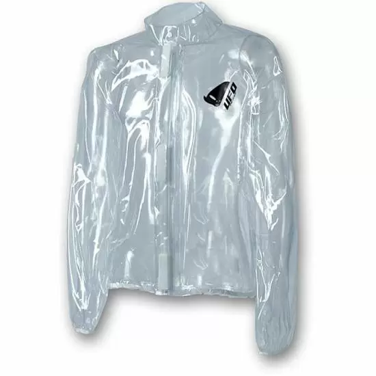 Long clear rain jacket best sale