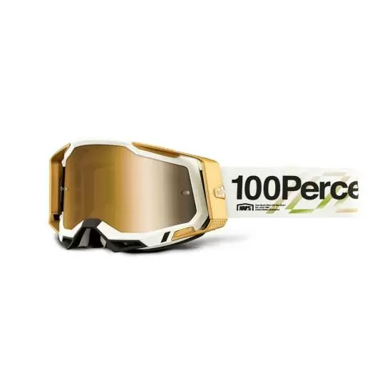 White and gold 100 goggles discount