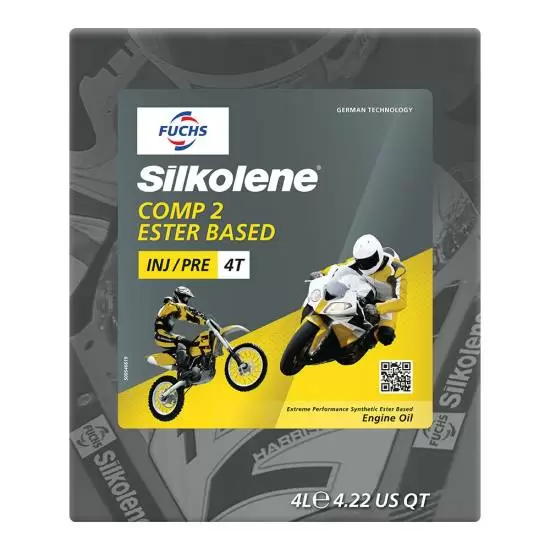 Aceite Silkolene Comp 2 2T Sintético 4L Cube - 602