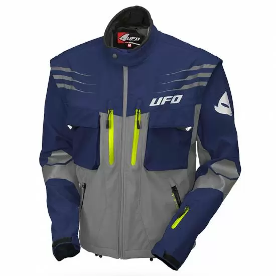 ジャケット・アウター upperfieldone UFO ATCA JACKET minnano UFO Taiga Enduro Jacket Blue Grey | MD Racing Products