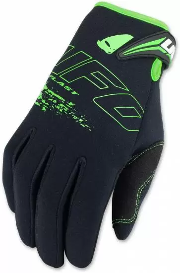 Green motocross gloves best sale