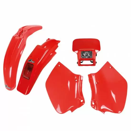 Ufo Honda Xr 250 400 Plastic Kit Hokitxr 999h Ufo Md Racing Products