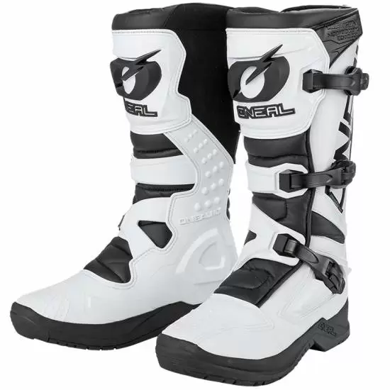 ONeal RSX White Black Motocross Boots MD Racing Products