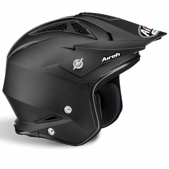 Airoh TRR S Black Trials Helmet | MD Racing Products Airoh TRR S Black Trials Helmet | MD Racing Products