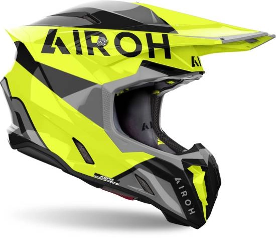 AIROH TWIST ヘルメット　サイズM Airoh Twist 3 King Yellow Gloss MX Helmet | MD Racing Products