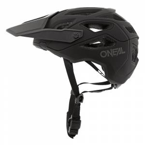 ONeal Pike Solid Black Grey Mountain Bike Helmet