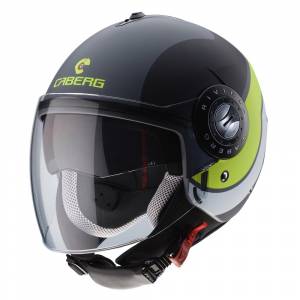 Caberg Riviera V3 Sway Matt Anthracite Black Yellow Fluo Open Face Helmet