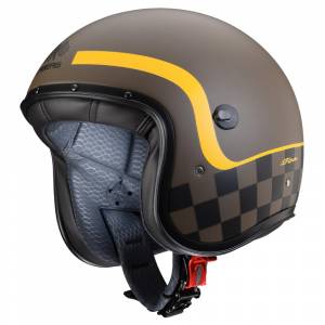 Caberg Freeride Formula Matt Brown Yellow Open Face Helmet