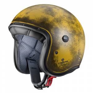 Caberg Freeride Yellow Brushed Open Face Helmet