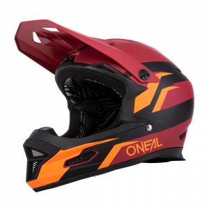 ONeal Fury Stage Red Orange Mountain Bike Helmet