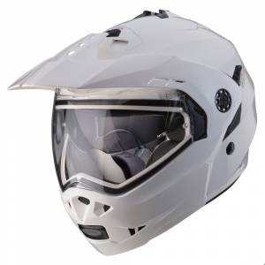 Caberg Tourmax Metal White Flip Up Helmet