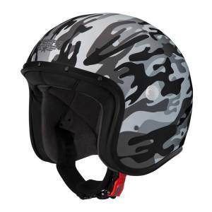 Caberg Freeride Commander Matt White Grey Open Face Helmet