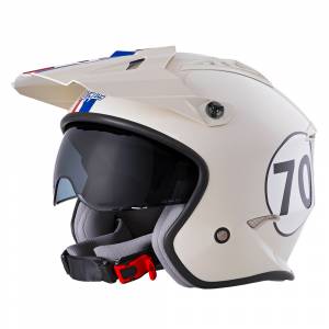 ONeal Volt Herbie White Red Blue Open Face Helmet