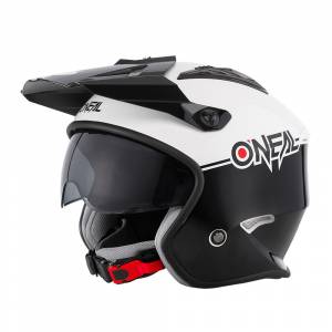 ONeal Volt Cleft Black White Trials Helmet