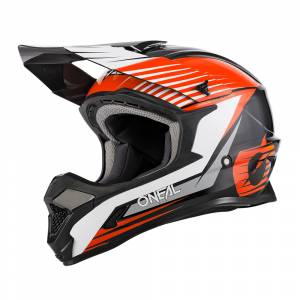 ONeal 1 Series Stream Black Orange Motocross Helmet