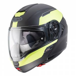 Caberg Levo Prospect Matt Black Yellow Flip Up Helmet