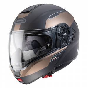 Caberg Levo Matt Black Bronze Flip Up Helmet