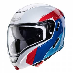 Caberg Horus Scout White Red Blue Flip Up Helmet