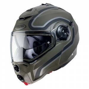 Caberg Droid Pure Matt Green Black Anthracite Flip Up Helmet