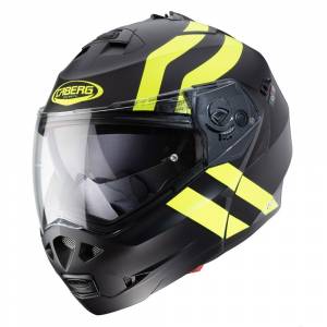 Caberg Duke II Super Legend Matt Black Yellow Fluo Flip Up Helmet