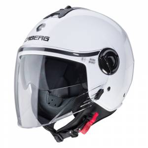 Caberg Riviera V4 White Open Face Helmet