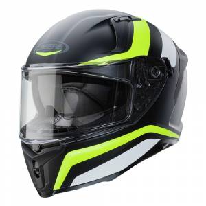 Caberg Avalon Blast Matt Black White Yellow Fluo Full Face Helmet