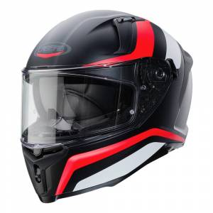 Caberg Avalon Blast Matt Black White Red Fluo Full Face Helmet