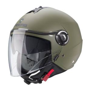 Caberg Riviera V4 Matt Military Green Open Face Helmet