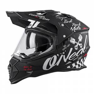 ONeal Sierra 2 Torment Black White Dual Sport Helmet