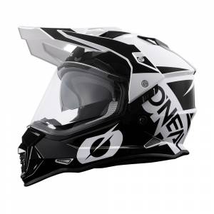 ONeal Sierra R Black White Dual Sport Helmet