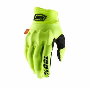 100% Cognito Fluo Yellow Black Motocross Gloves