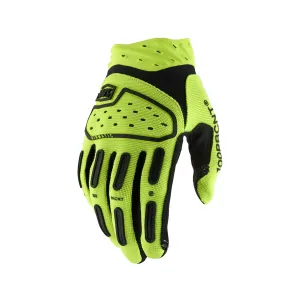 100% Airmatic 2 Fluo Yellow Motocross / MTB Gloves