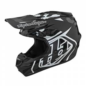 Troy Lee Designs Kids GP Overload Camo Black Grey Motocross Helmet