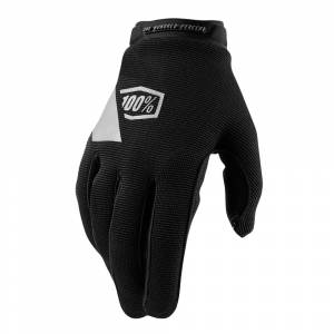 100% Ridecamp Black Women's Motocross Gloves