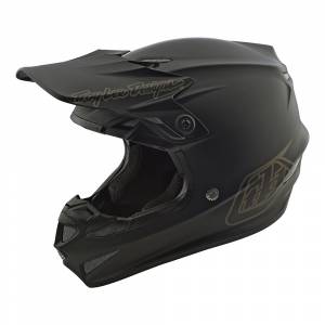 Troy Lee Designs Kids SE4 Polyacrylite Midnight Black Motocross Helmet