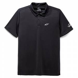 Alpinestars Scenario Performance Black Polo Shirt