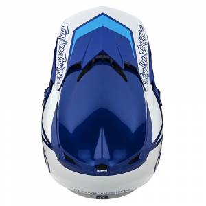 Troy Lee Designs GP Overload Blue White Replacement Peak