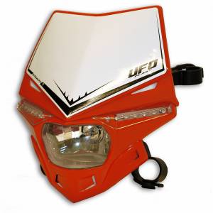 UFO Stealth headlight 12V 35W - Red