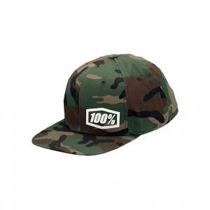 100% Machine Camo Snapback Hat
