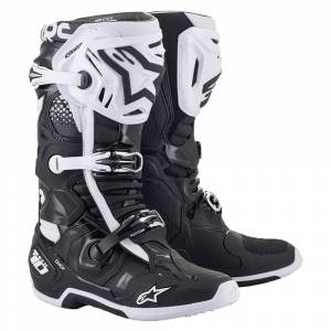 Alpinestars Tech 10 Black White Motocross Boots