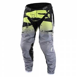 Troy Lee Designs GP Brushed Black Glo Green Motocross Pants