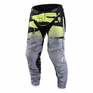 Troy Lee Designs Kids GP Brushed Black Glo Green Motocross Pants