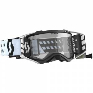 Scott Prospect Black White Clear Lens WFS Goggles