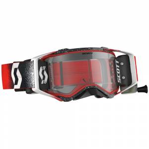 Scott Prospect White Red Clear Lens WFS Goggles