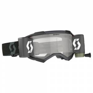 Scott Fury Black Clear Lens WFS Goggles