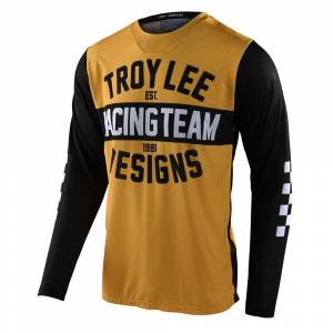 Troy Lee Designs GP Air Team 81 Yellow Black Motocross Jersey